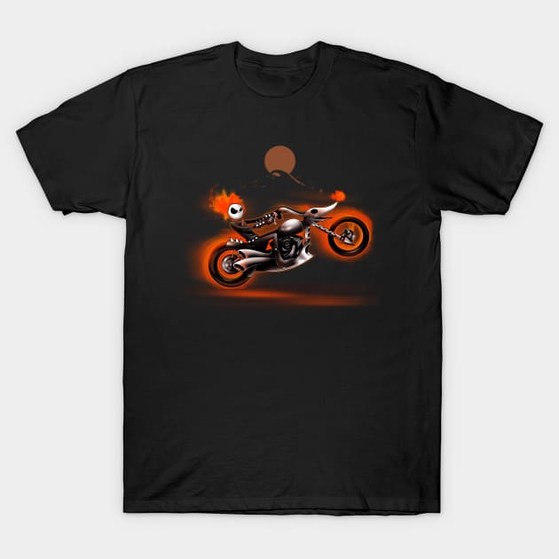 Nightmare Rider T-Shirt by JayHai